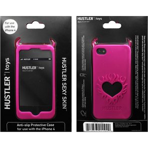  Розовый чехол HUSTLER из силикона для iPhone 4, 4S 
