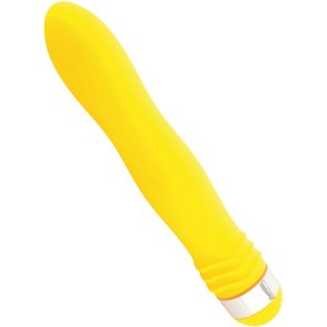  Желтый водонепроницаемый вибратор 18 см 
