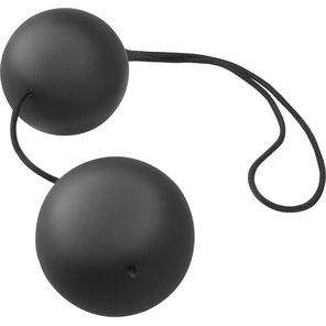  Чёрные анальные шарики Vibro Balls 