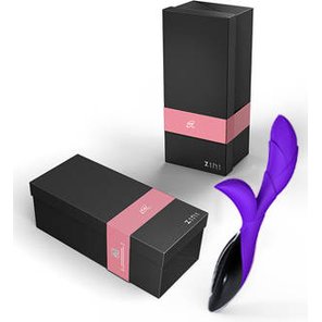  Фиолетовый вибратор хай-тек ZINI HUA 