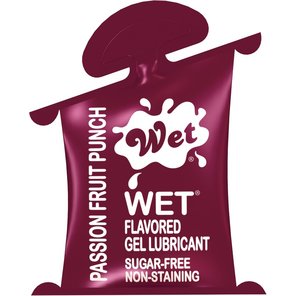  Лубрикант Wet Flavored Passionait Fruit Punch с ароматом маракуйи 10 мл 