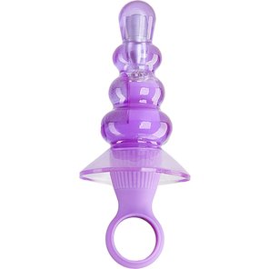  Анальный вибростимулятор My Bum Lollipop Vibro Butt Plug Purple 8,5 см 