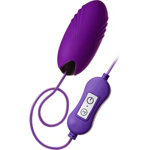  Фиолетовое виброяйцо с пультом управления A-Toys Cony, работающее от USB 