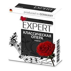  Гладкие презервативы Expert Классическая опера 3 шт 