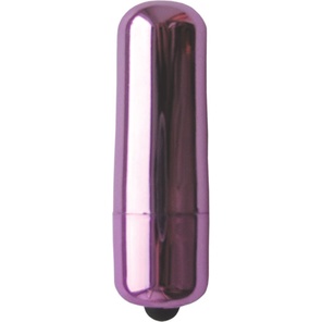  Фиолетовая гладкая вибропуля Erowoman-Eroman 5,5 см 