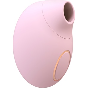  Розовый клиторальный вакуум-волновой массажер Irresistible Seductive 