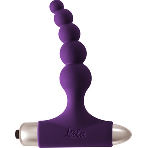  Фиолетовая анальная вибропробка New Edition Splendor 12,1 см 