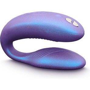  Фиолетовый вибратор для пар We-Vibe Sync Cosmic 