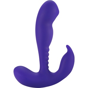  Фиолетовый стимулятор простаты Anal Vibrating Prostate Stimulator with Rolling Ball 13,3 см 