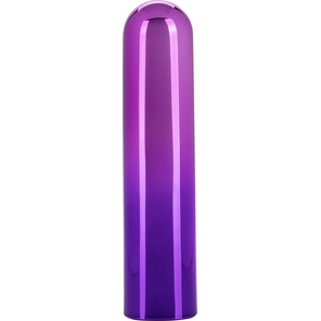  Фиолетовый гладкий мини-вибромассажер Glam Vibe 9 см 