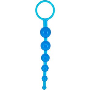  Синяя анальная цепочка DRAGONZ TALE ANAL 20 см 