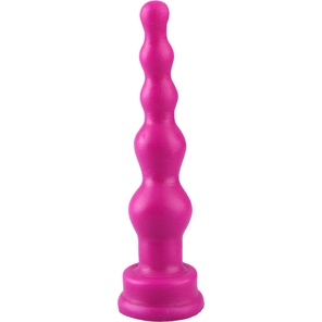  Фиолетовый анальный стимулятор-ёлочка 14,5 см 