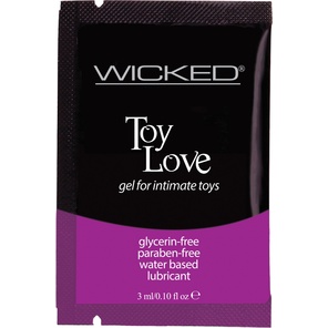  Лубрикант на водной основе для использования с игрушками WICKED Toy Love 3 мл 