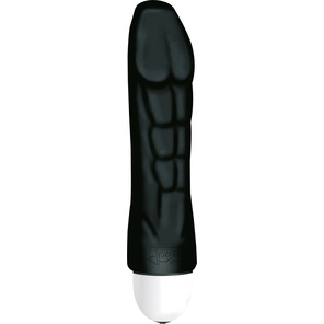  Чёрный вибратор Joystick The Body Comfort 17 см 