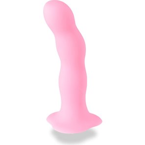  Розовый фаллоимитатор BOUNCER 18 см 