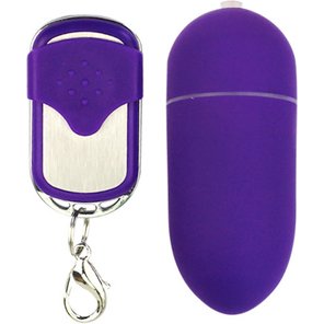  Продолговатое фиолетовое виброяйцо на пульте ДУ 