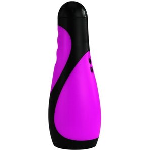  Фиолетовый мастурбатор с вибрацией 