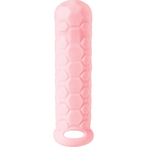  Розовый фаллоудлинитель Homme Long 15,5 см 