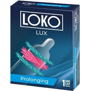  Стимулирующая насадка на пенис LOKO LUX с продлевающим эффектом 