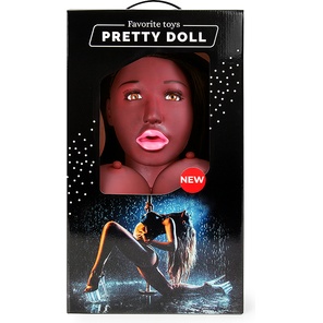  Темнокожая надувная секс-кукла с вибрацией Лионелла 