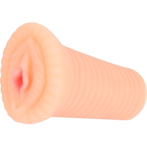  Реалистичный мастурбатор-вагина телесного цвета с вибрацией 