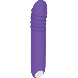  Фиолетовый светящийся G-стимулятор The G-Rave 15,1 см 