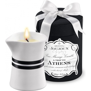  Массажное масло в виде большой свечи Petits Joujoux Athens с ароматом муската и пачули 