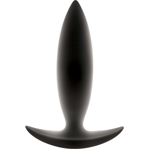  Чёрная анальная пробка для ношения Renegade Spades 10,1 см 