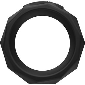  Черное эрекционное кольцо Maximus 55 