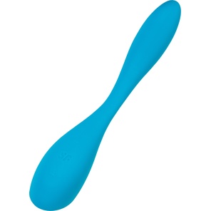  Синий гибкий вибратор Satisfyer G-Spot Flex 5 19,6 см 