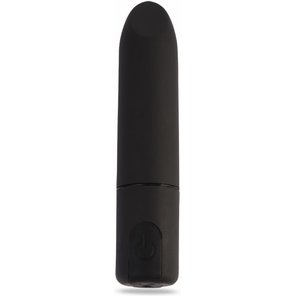  Черный перезаряжаемый вибратор-пуля Clit Fun Vibrator 8,7 см 