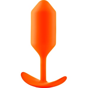  Оранжевая пробка для ношения B-vibe Snug Plug 3 12,7 см 