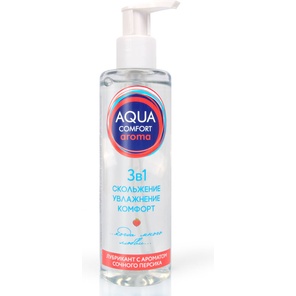 Гель-лубрикант на водной основе Aqua Comfort Aroma с ароматом персика 195 гр 