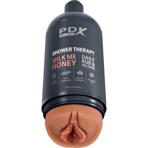  Мастурбатор-вагина цвета карамели Shower Therapy Milk Me Honey 