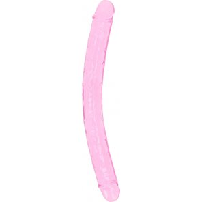  Розовый двусторонний фаллоимитатор 45 см 