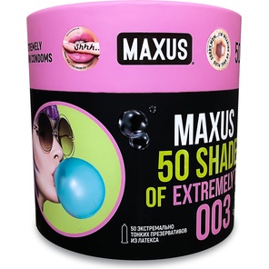  Экстремально тонкие презервативы Maxus So Much Sex 50 шт 