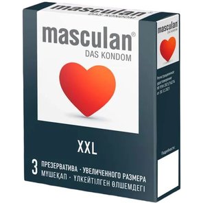  Презервативы увеличенного размера Masculan XXL 3 шт 