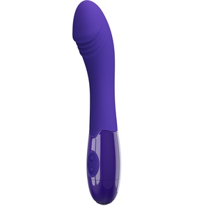  Фиолетовый вибростимулятор Elemetal-Youth 19,3 см 