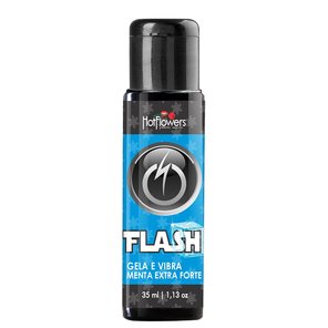  Стимулирующий гель Flash Menta Extra Forte с ароматом мяты и эффектом вибрации 35 мл 