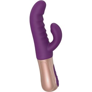  Фиолетовый вибратор-кролик Sassy Bunny 21 см 