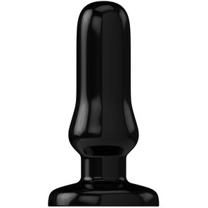  Черный анальный стимулятор обтекаемой формы Bottom Line Model 4 13 см 