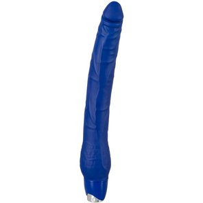  Огромный синий виброфаллос Joy 31 см 