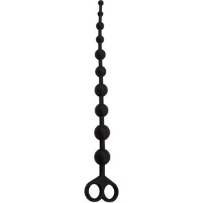  Анальная цепочка с шариками разного диаметра 30,8 см 