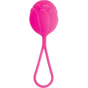  Розовый вагинальный шарик с петелькой для извлечения 