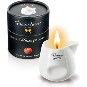  Массажная свеча с ароматом персика Bougie Massage Gourmande Pêche 80 мл 