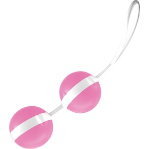  Нежно-розовые вагинальные шарики Joyballs Bicolored 