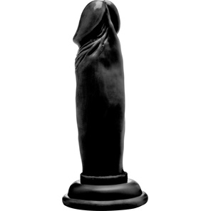  Чёрный фаллоимитатор Realistic Cock 6 15 см 