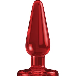  Красная анальная пробка Butt Plug Basic 3 Inch 7,6 см 