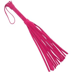  Розовая мини-плеть «Королевский велюр» 40 см 