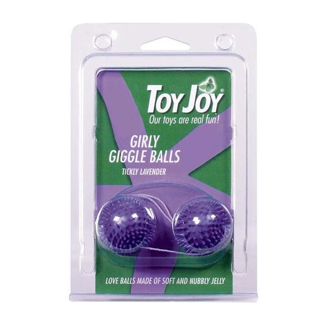 Фиолетовые вагинальные шарики-ёжики - Basics. Фотография 2.